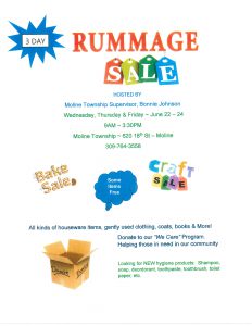 Moline Township 2022 Rummage Sale